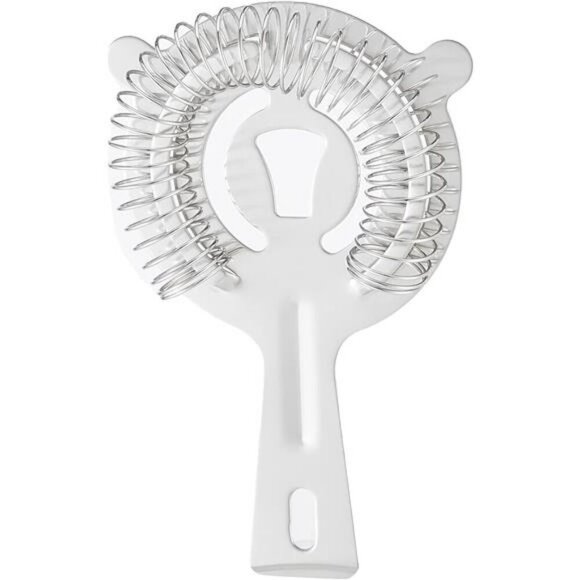 Stainless Steel Bar Tool Set 10 Piece with Cocktail Shaker Bamboo Stand - Picture 4 of 6